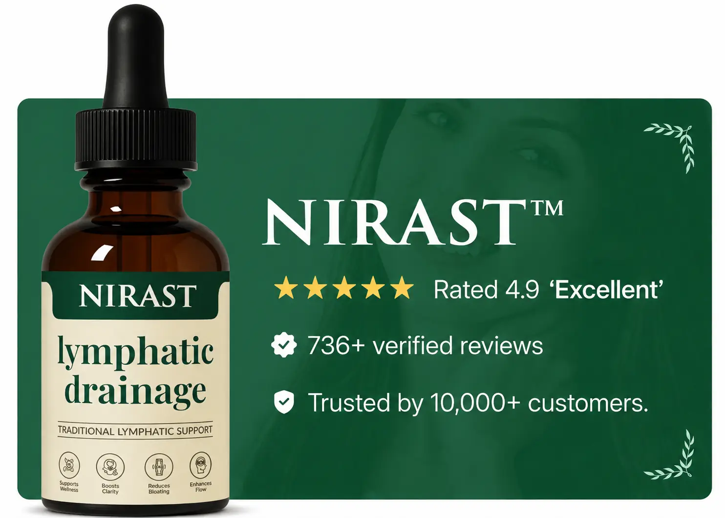 Nirast lymphatic drainage supplement